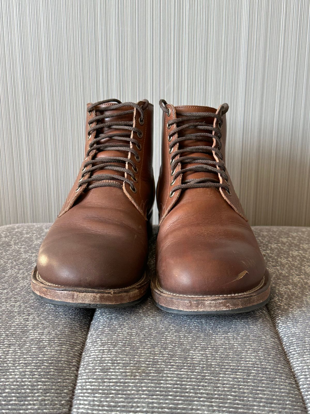 Photo by Chickenman on November 4, 2023 of the Viberg Service Boot in Tempesti Elbamatt.