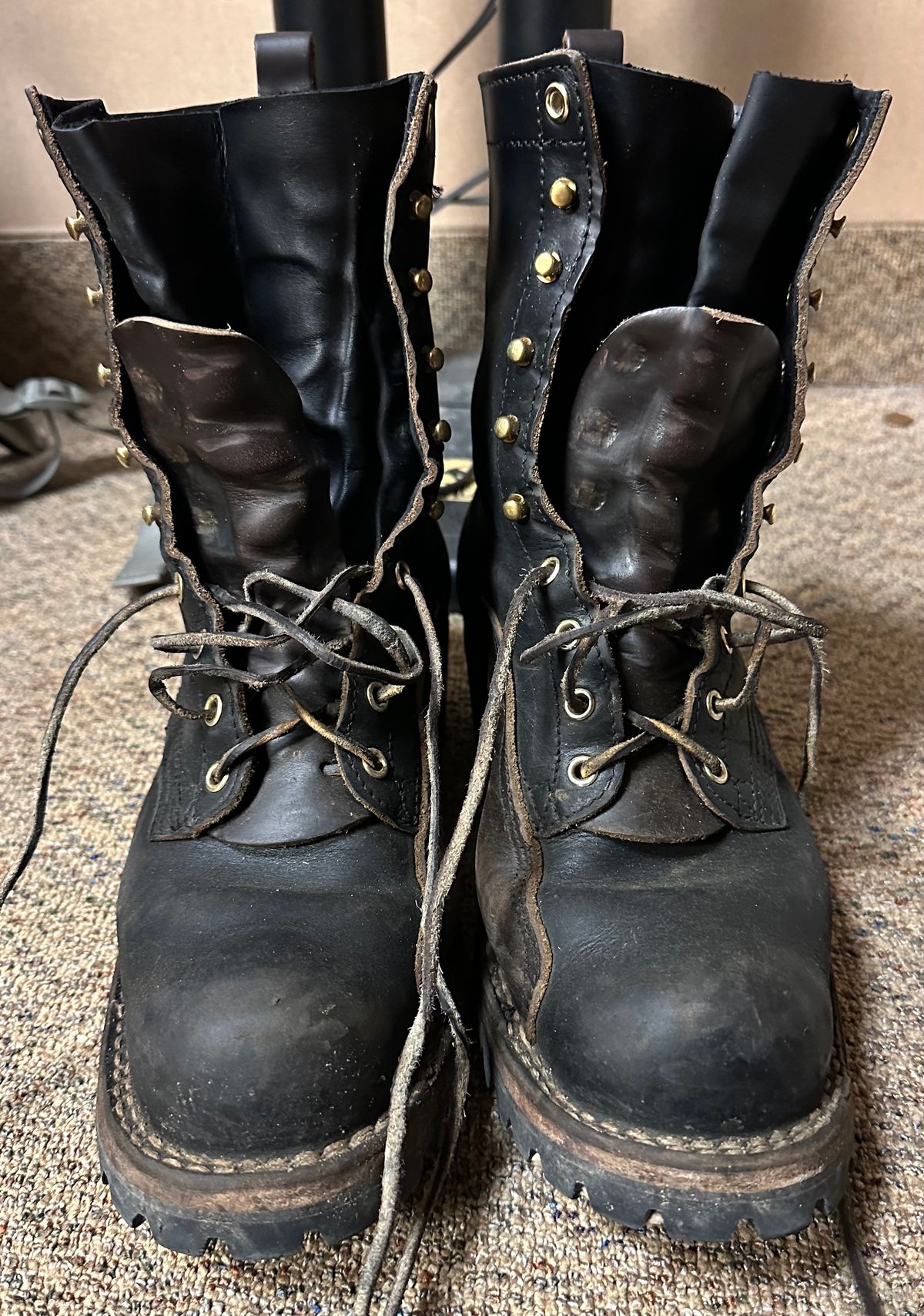 Photo by crkath77 on December 2, 2022 of the Nicks Unlisted Model in Horween Black Chromexcel.