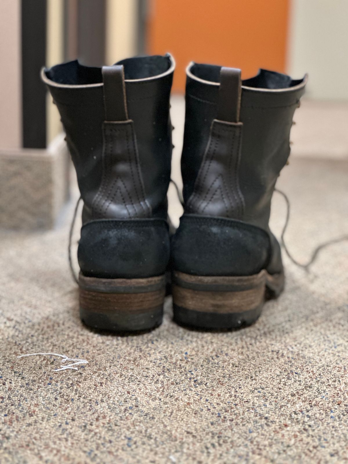 Photo by crkath77 on January 2, 2023 of the Nicks Unlisted Model in Horween Black Chromexcel.