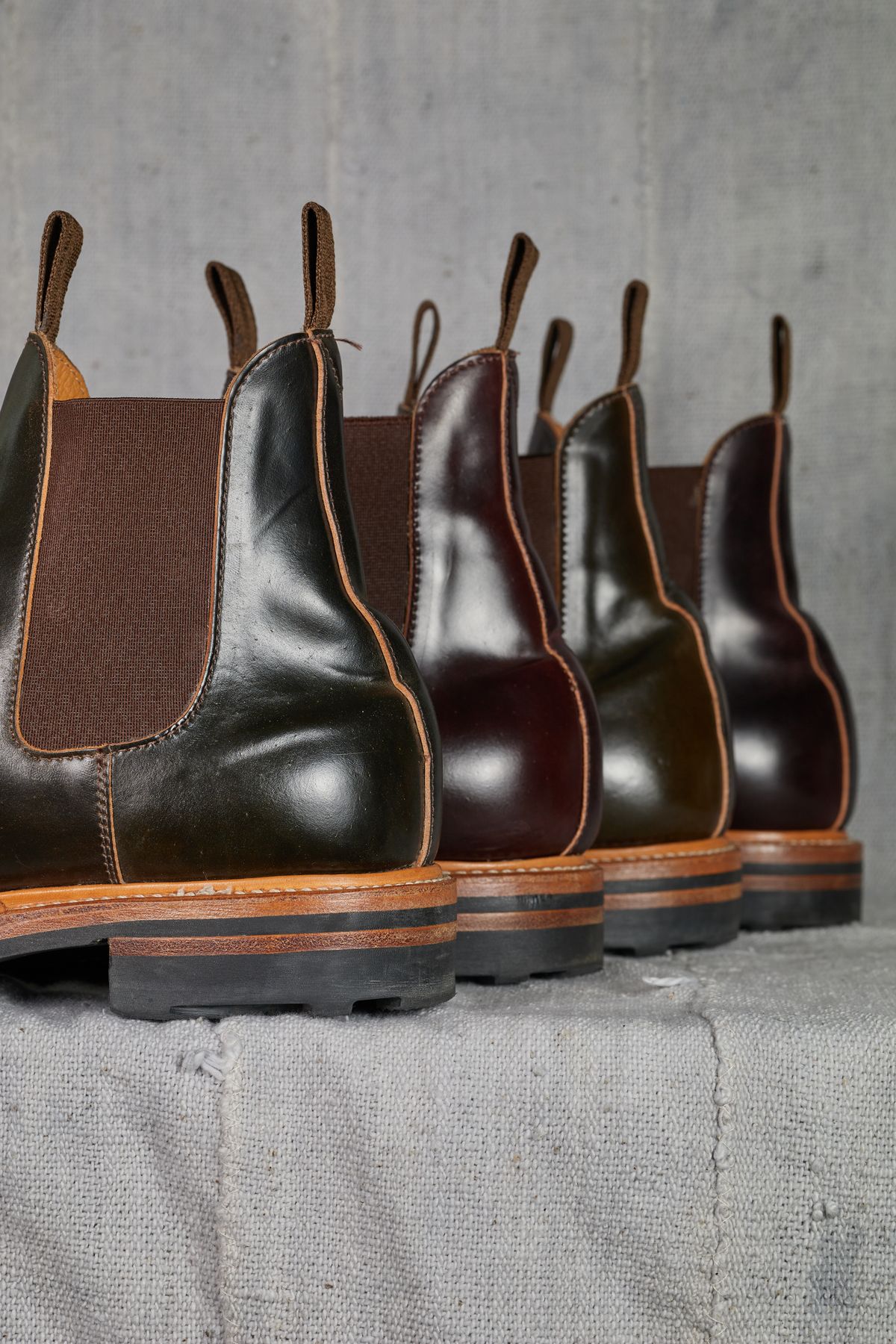 Photo by radamushotto on February 2, 2023 of the Viberg Chelsea in Horween Color 8 Shell Cordovan.