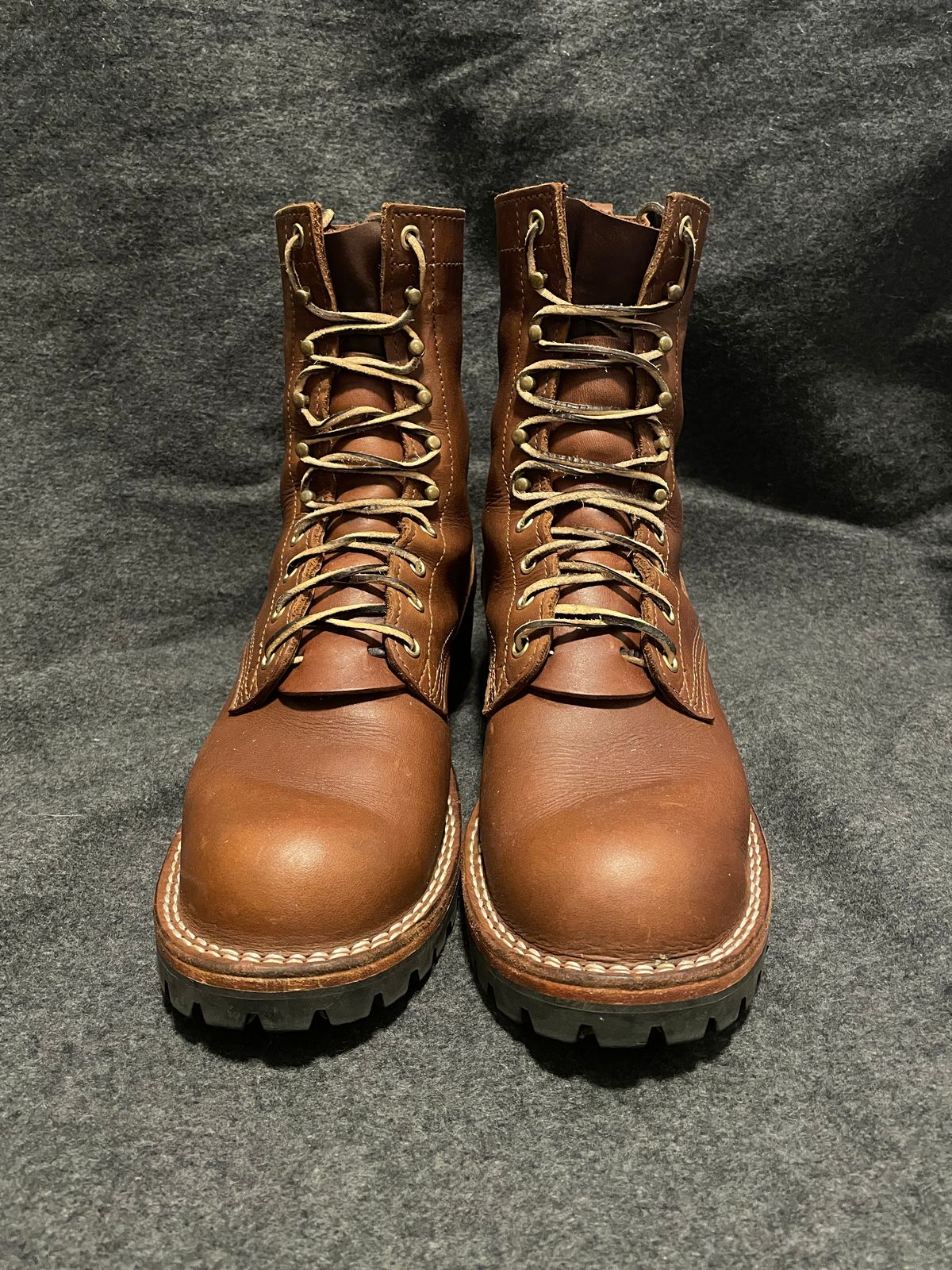 Photo by jjk_boots on November 2, 2022 of the Nicks Overlander in Seidel 1964 Brown.