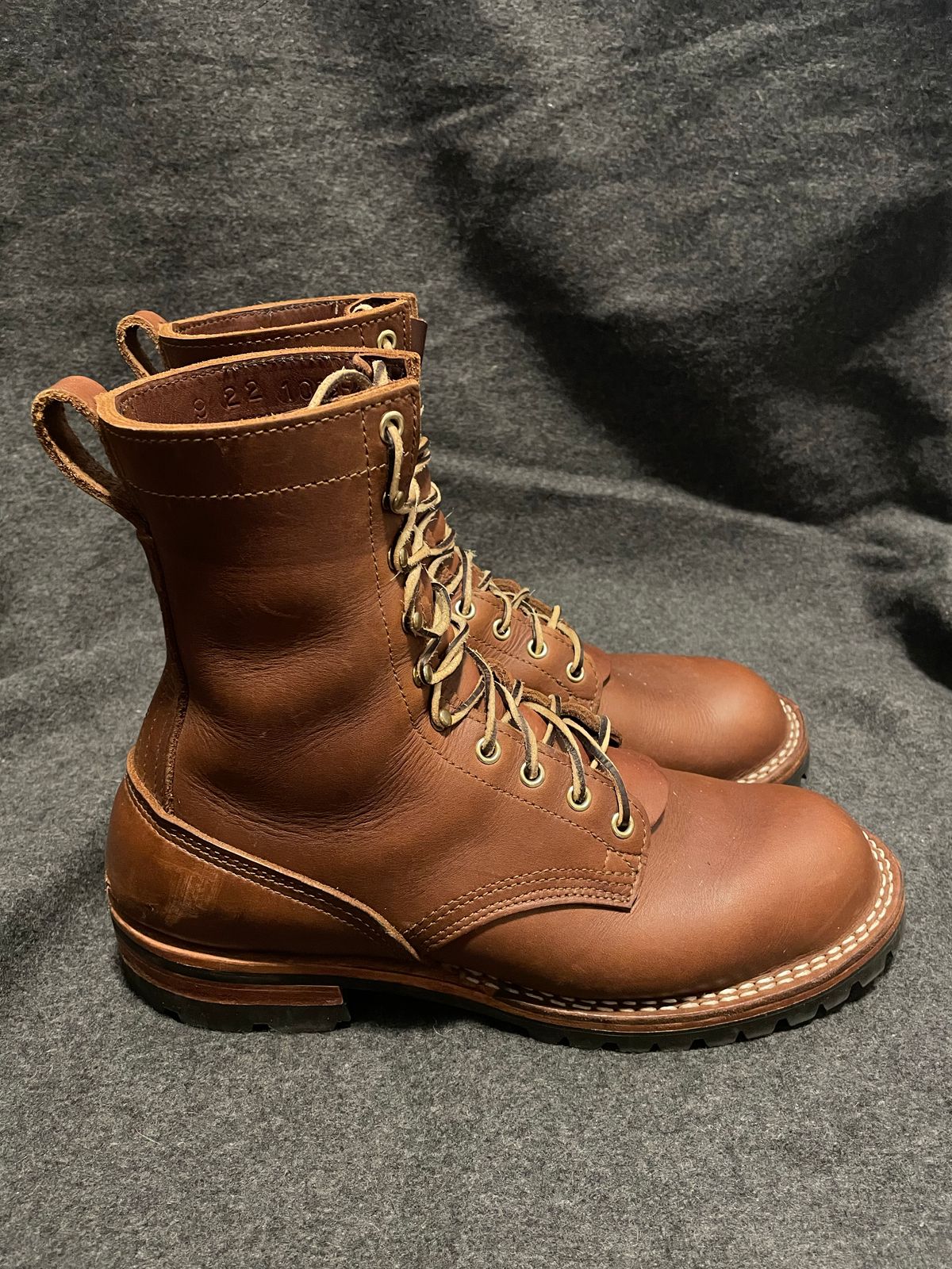 Photo by jjk_boots on November 2, 2022 of the Nicks Overlander in Seidel 1964 Brown.