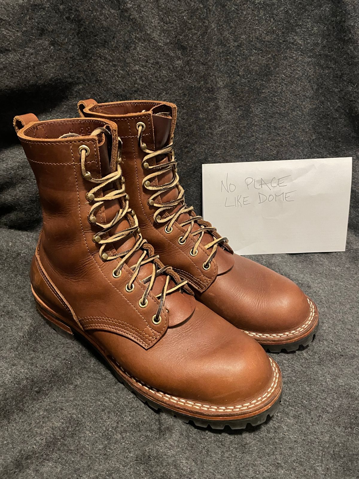 Photo by jjk_boots on November 2, 2022 of the Nicks Overlander in Seidel 1964 Brown.