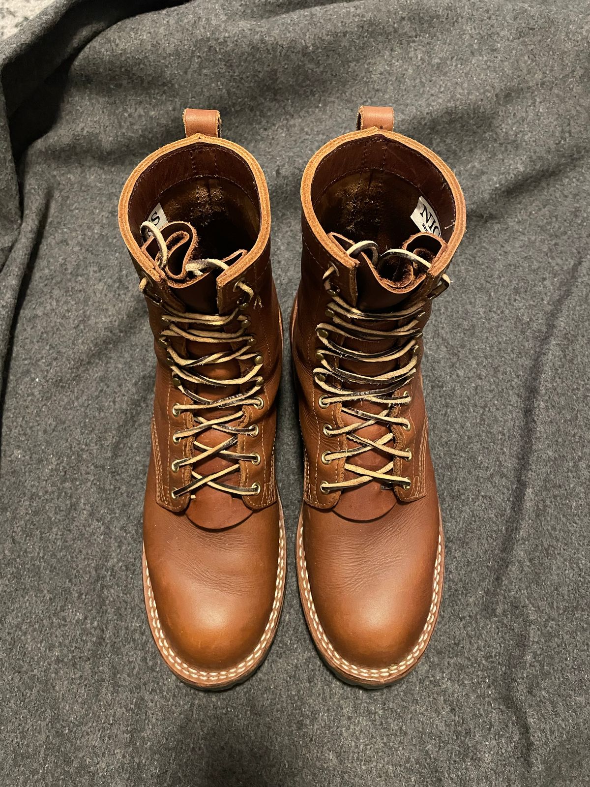 Photo by jjk_boots on November 2, 2022 of the Nicks Overlander in Seidel 1964 Brown.