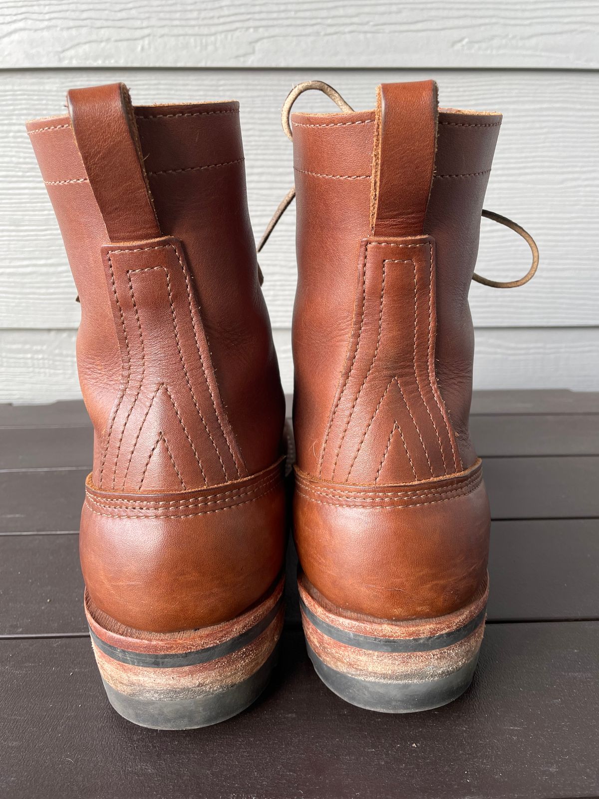 Photo by jjk_boots on March 5, 2023 of the Nicks Overlander in Seidel 1964 Brown.