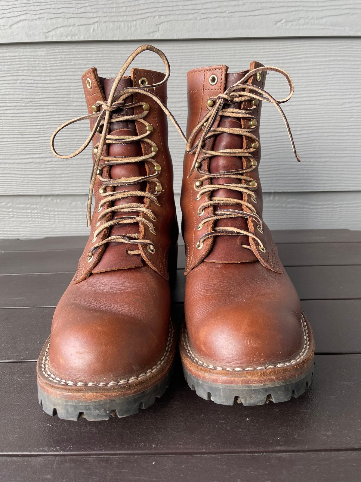 Photo by jjk_boots on March 5, 2023 of the Nicks Overlander in Seidel 1964 Brown.