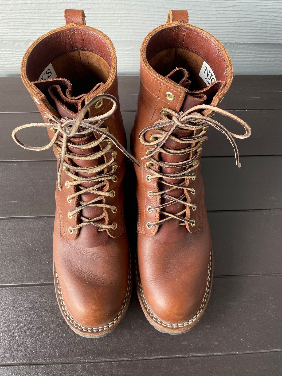 Photo by jjk_boots on March 5, 2023 of the Nicks Overlander in Seidel 1964 Brown.