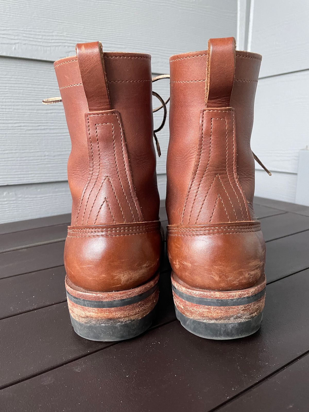 Photo by jjk_boots on April 3, 2023 of the Nicks Overlander in Seidel 1964 Brown.
