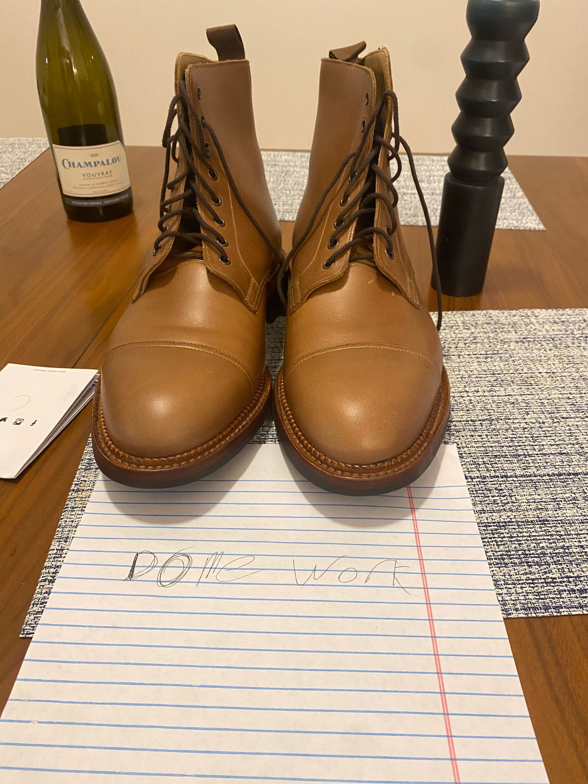 Photo by bootbastard on October 4, 2022 of the Crockett & Jones Coniston in Unlisted Leather.