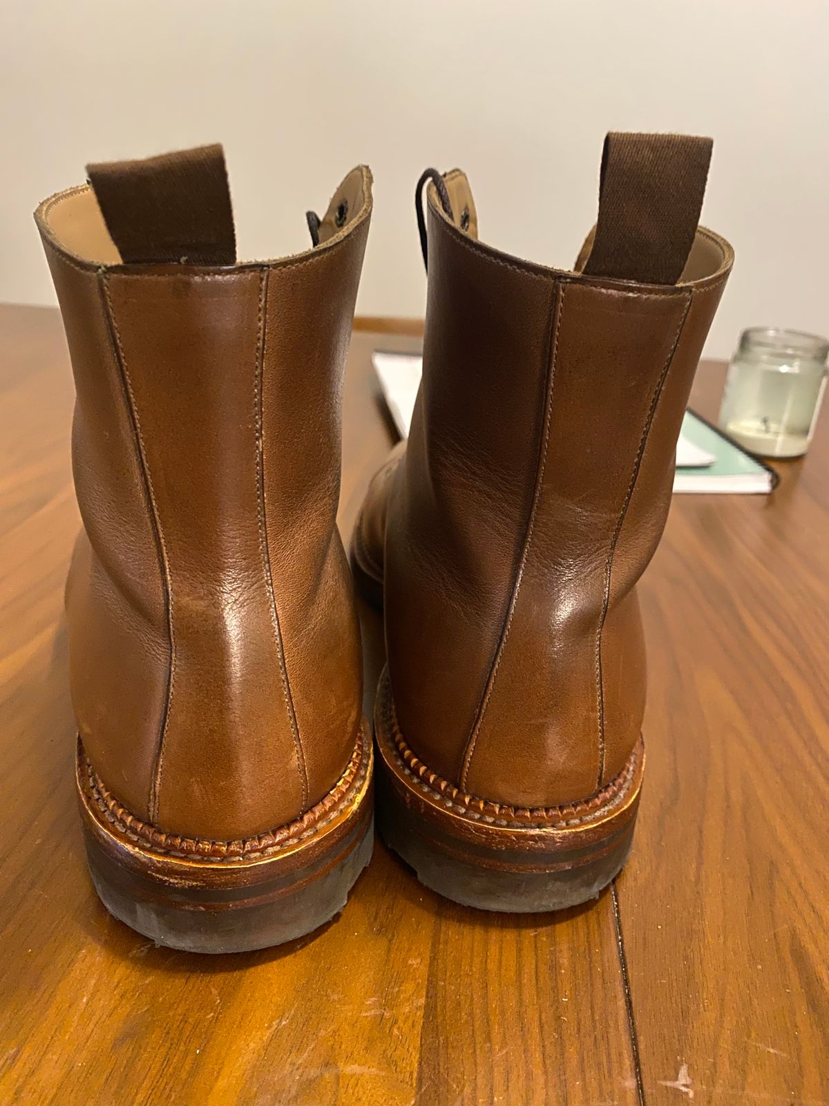 Photo by bootbastard on January 6, 2023 of the Crockett & Jones Coniston in Unlisted Leather.