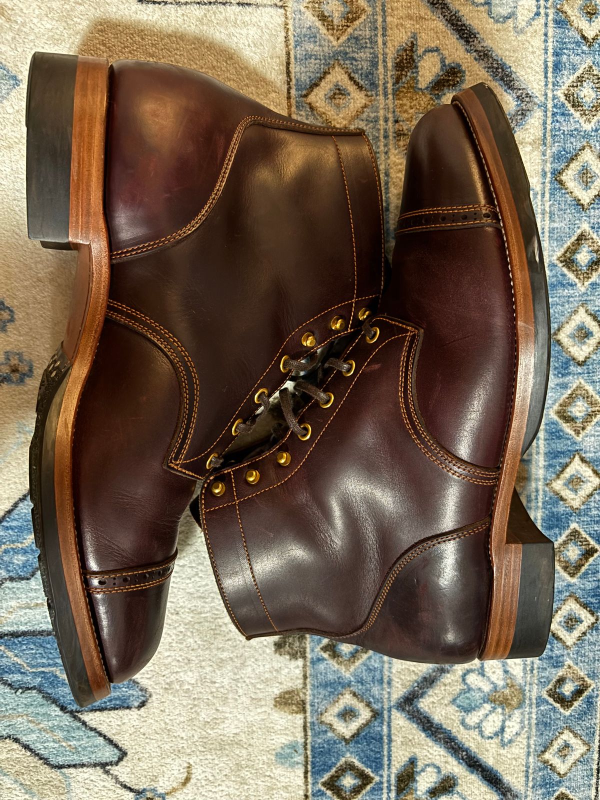 Photo by bootbastard on December 6, 2025 of the Attractions BILTBUCK Lot 269 in Attractions Heavy Weight Kipskin.