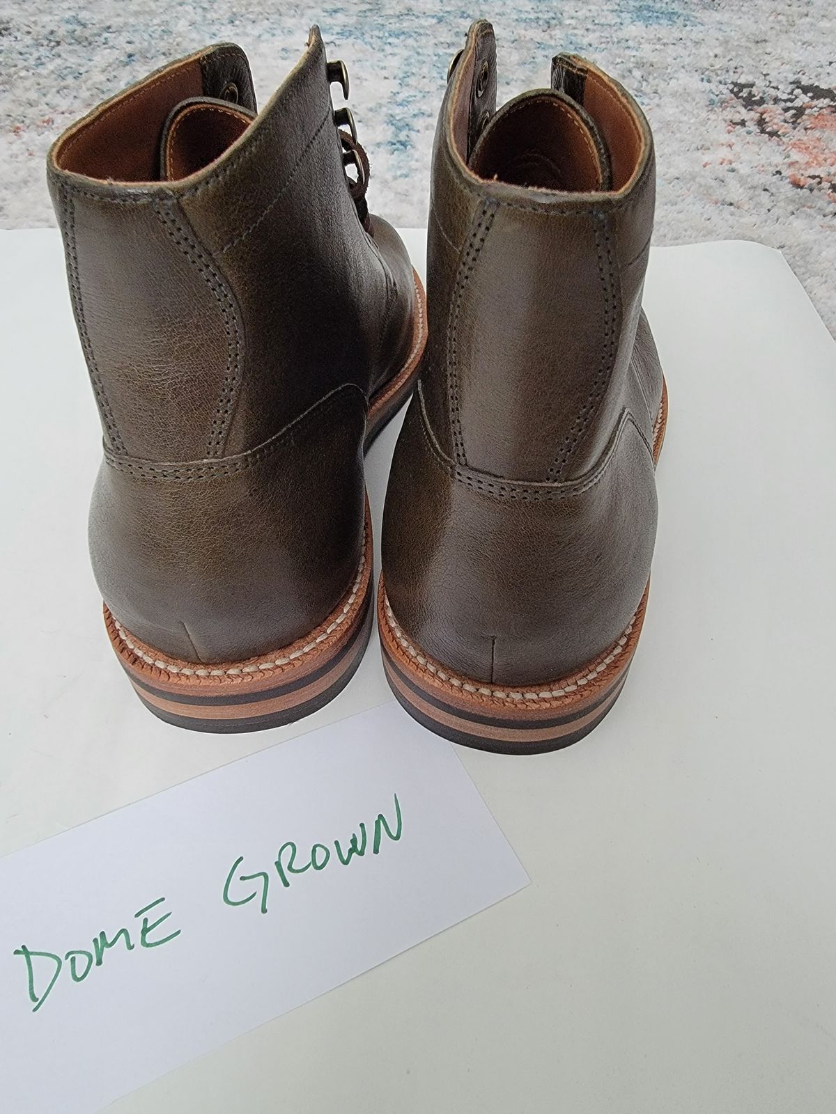 Photo by anonymouz on November 6, 2023 of the Grant Stone Diesel Boot in Incas Jungle Kangaroo.