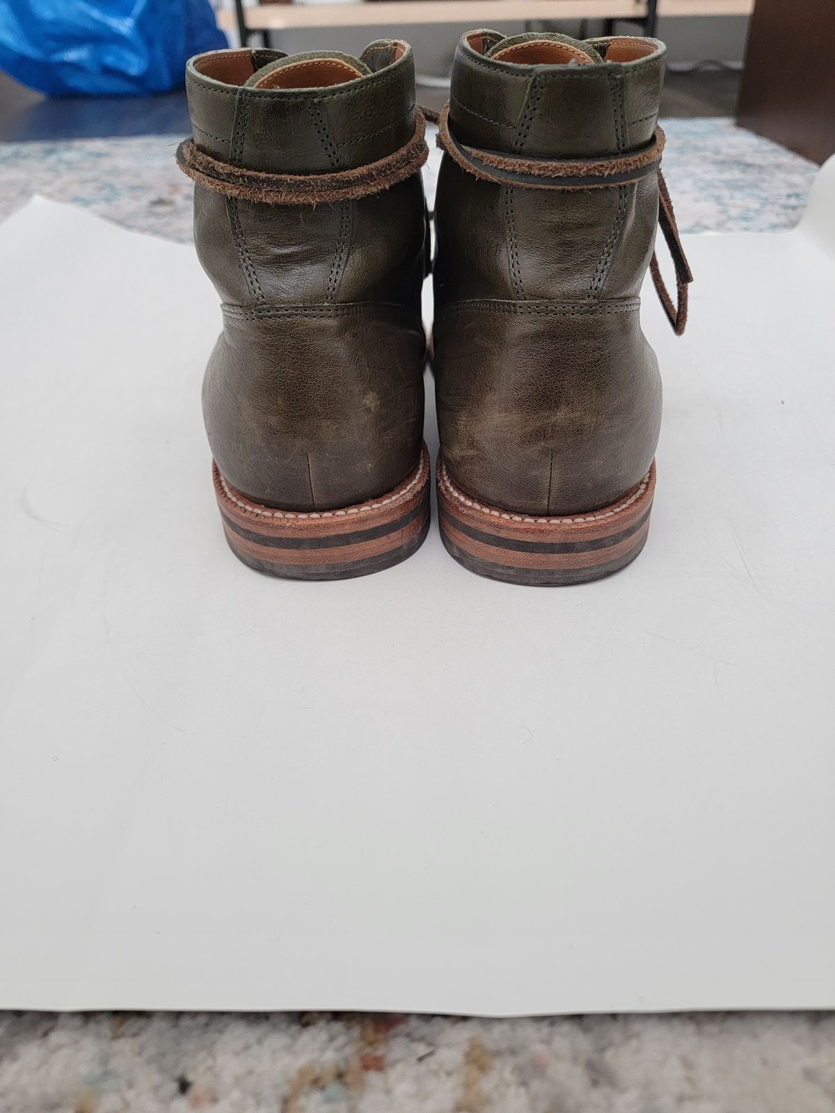 Photo by anonymouz on January 5, 2024 of the Grant Stone Diesel Boot in Incas Jungle Kangaroo.