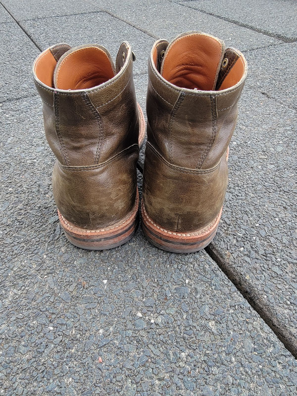 Photo by anonymouz on February 5, 2024 of the Grant Stone Diesel Boot in Incas Jungle Kangaroo.