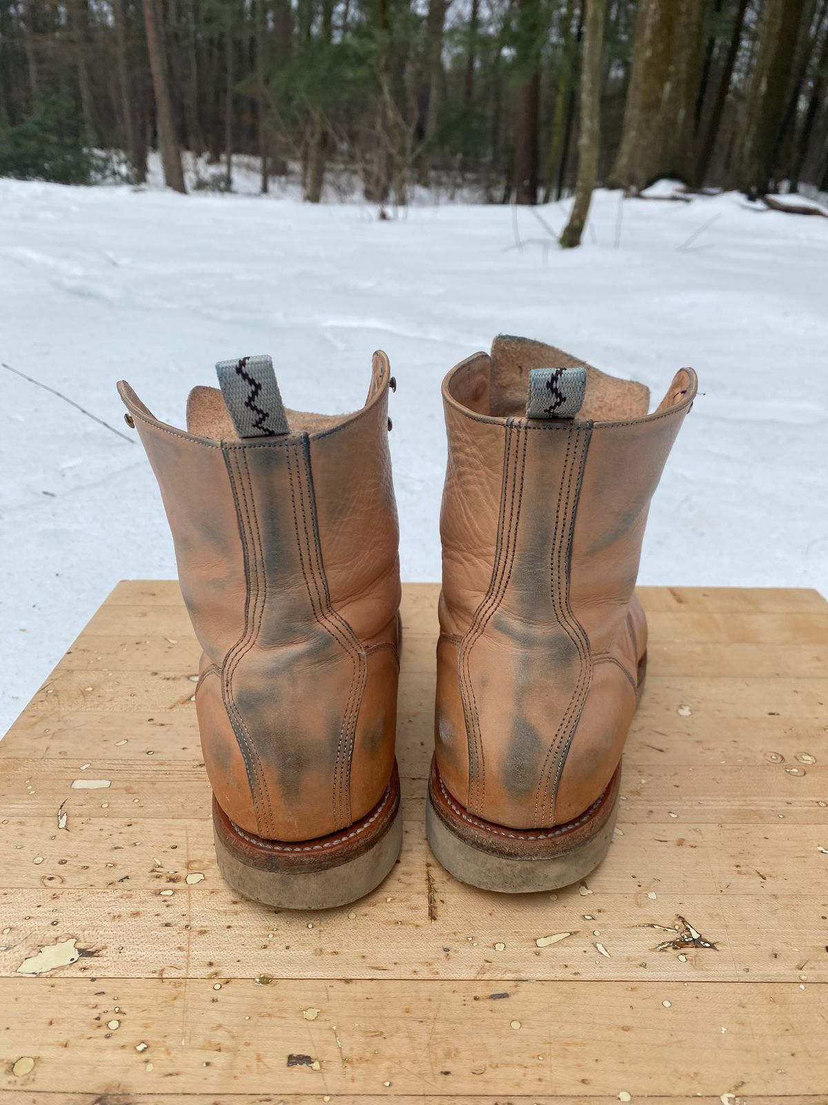 Photo by AgEcho on March 5, 2025 of the Unmarked DB Hunter in Oiled Natural Veg Tan.