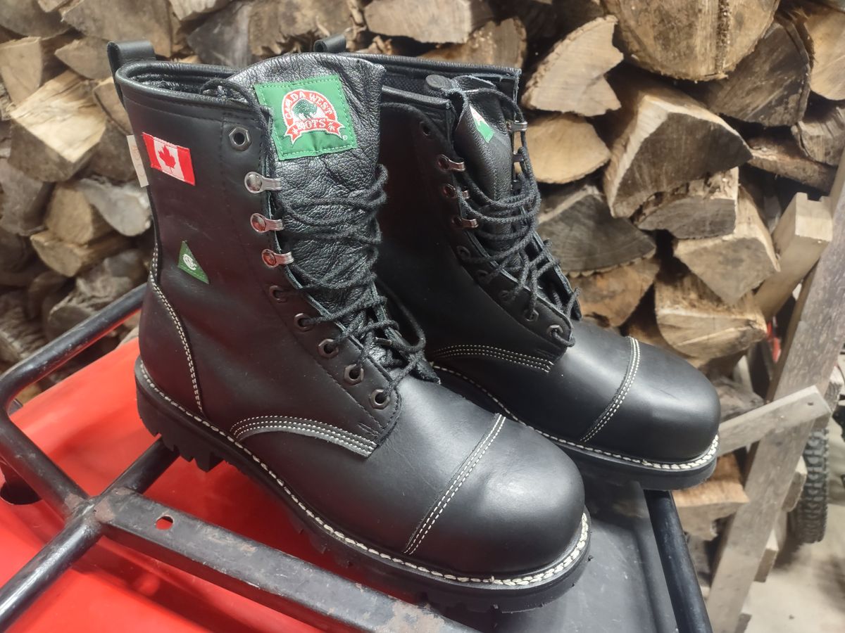 Photo by grwulff on November 14, 2025 of the Canada West Boots 34379 Welders Boot in Black Fire Retardant.