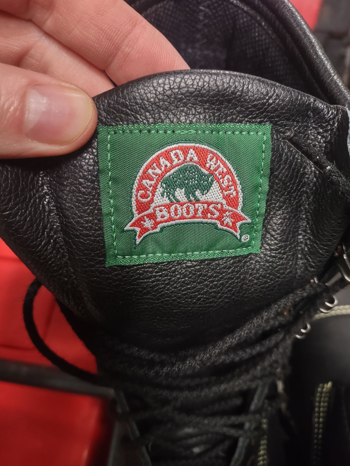 Photo by grwulff on November 14, 2025 of the Canada West Boots 34379 Welders Boot in Black Fire Retardant.