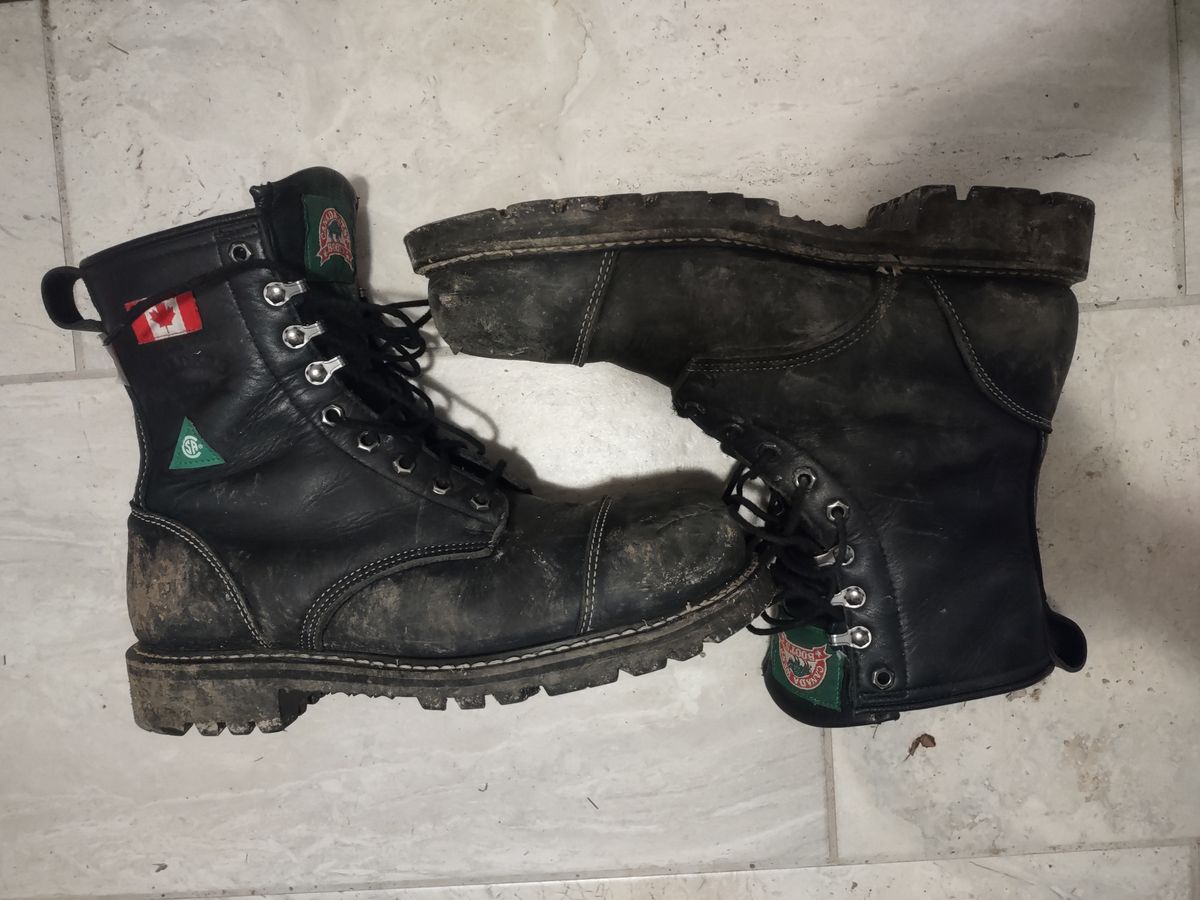 Photo by grwulff on May 20, 2026 of the Canada West Boots 34379 Welders Boot in Black Fire Retardant.