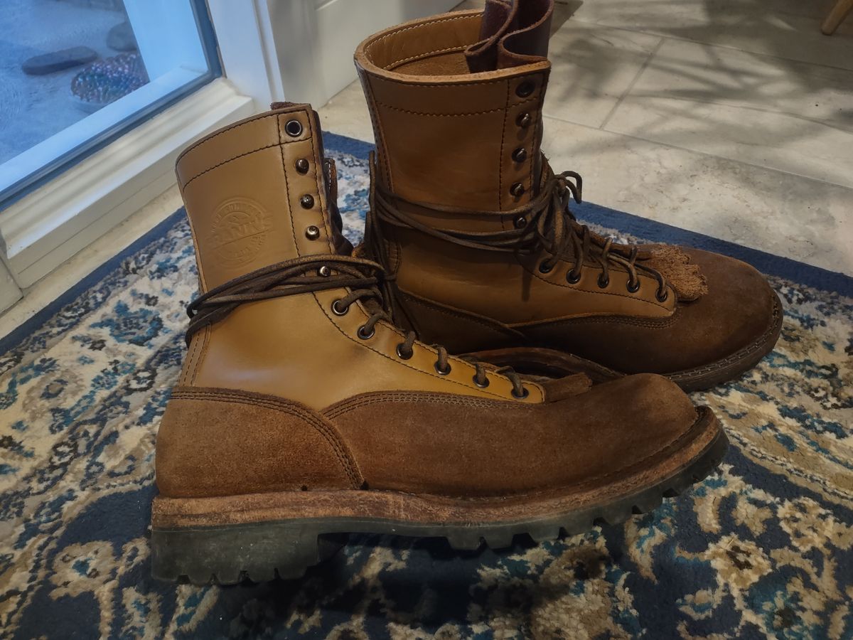 Photo by grwulff on May 26, 2025 of the Frank's Boots Ground Pounder in Seidel Tan Teton.