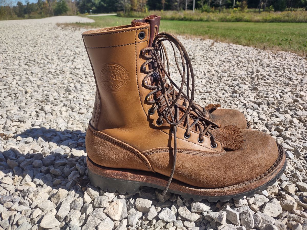 Photo by grwulff on September 29, 2025 of the Frank's Boots Ground Pounder in Seidel Tan Teton.