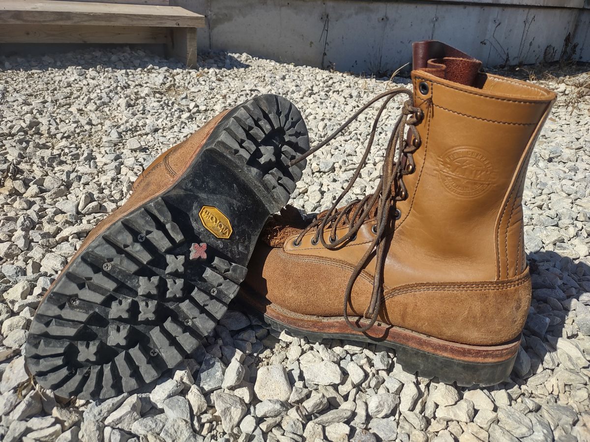 Photo by grwulff on September 29, 2025 of the Frank's Boots Ground Pounder in Seidel Tan Teton.