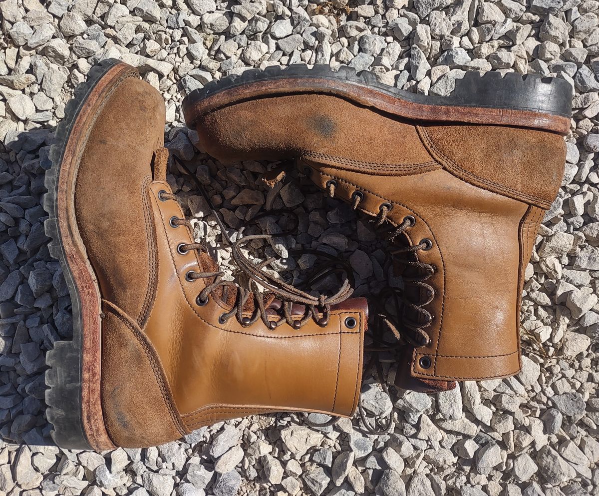 Photo by grwulff on September 29, 2025 of the Frank's Boots Ground Pounder in Seidel Tan Teton.
