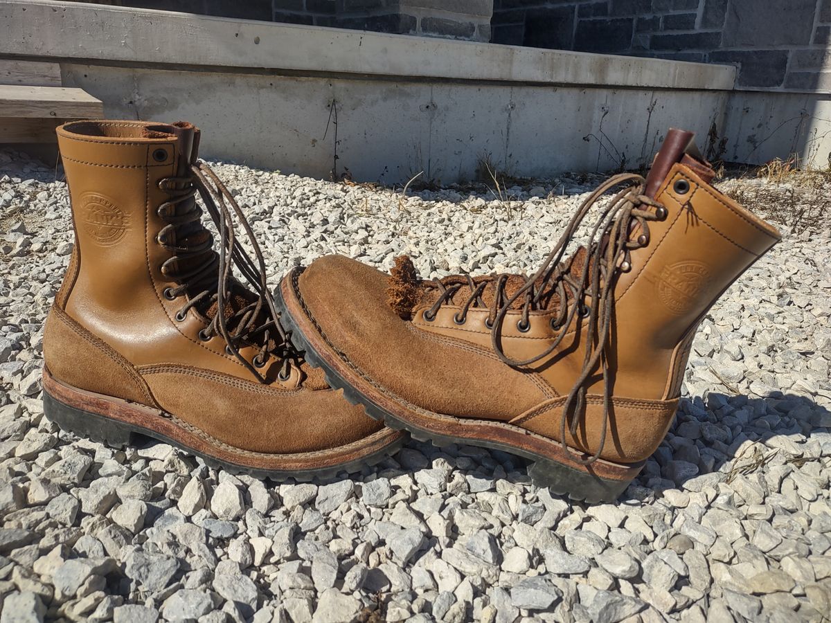 Photo by grwulff on September 29, 2025 of the Frank's Boots Ground Pounder in Seidel Tan Teton.