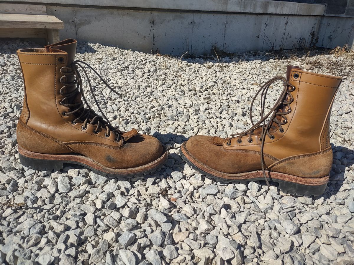 Photo by grwulff on September 29, 2025 of the Frank's Boots Ground Pounder in Seidel Tan Teton.