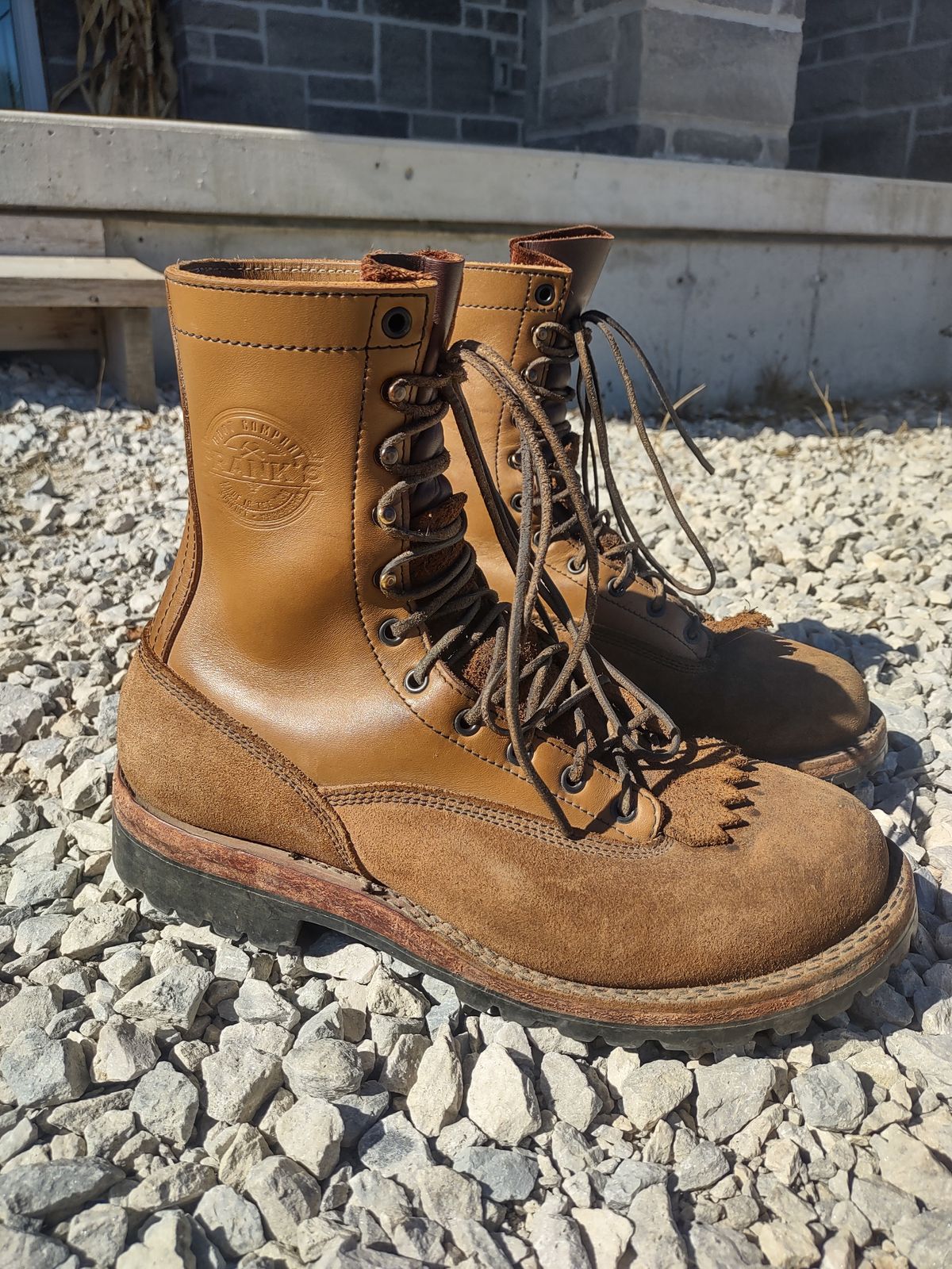 Photo by grwulff on September 29, 2025 of the Frank's Boots Ground Pounder in Seidel Tan Teton.