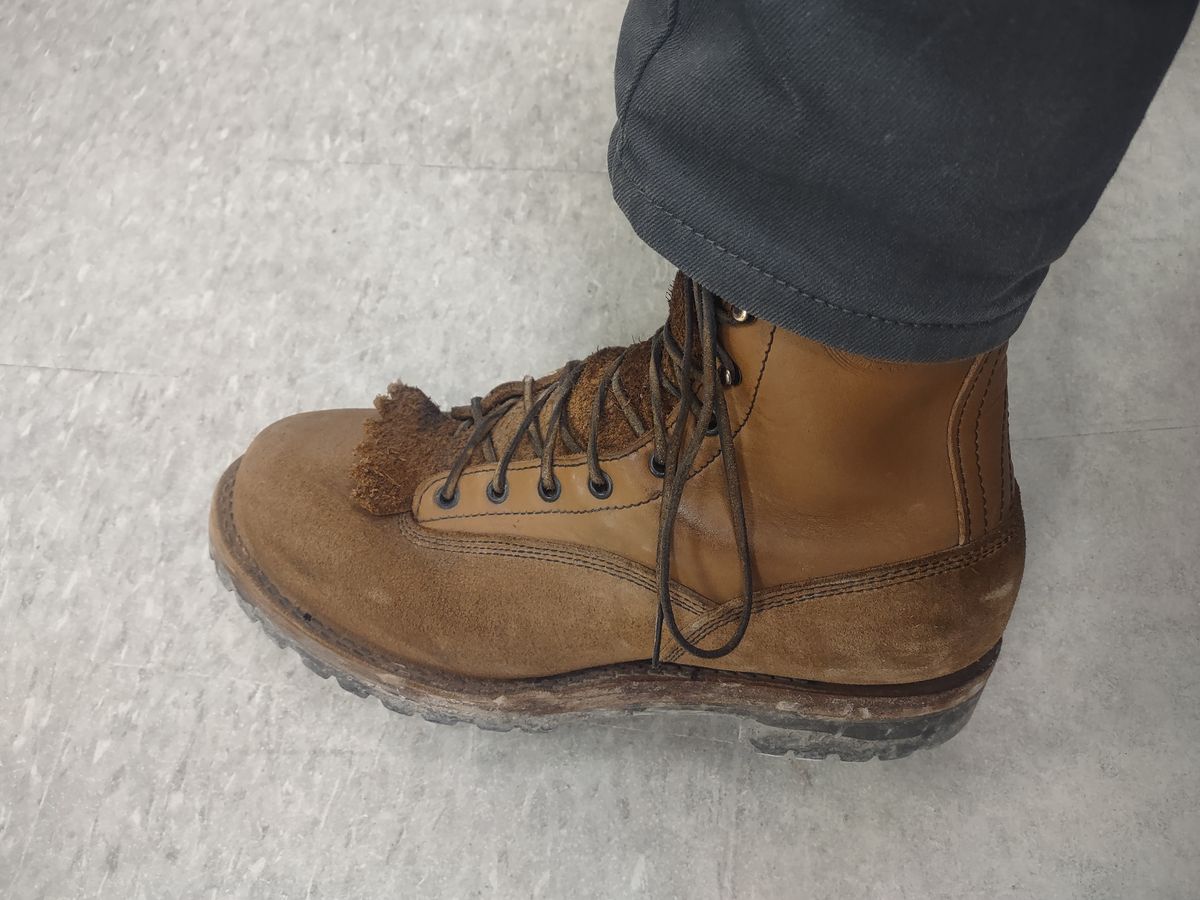 Photo by grwulff on March 4, 2026 of the Frank's Boots Ground Pounder in Seidel Tan Teton.