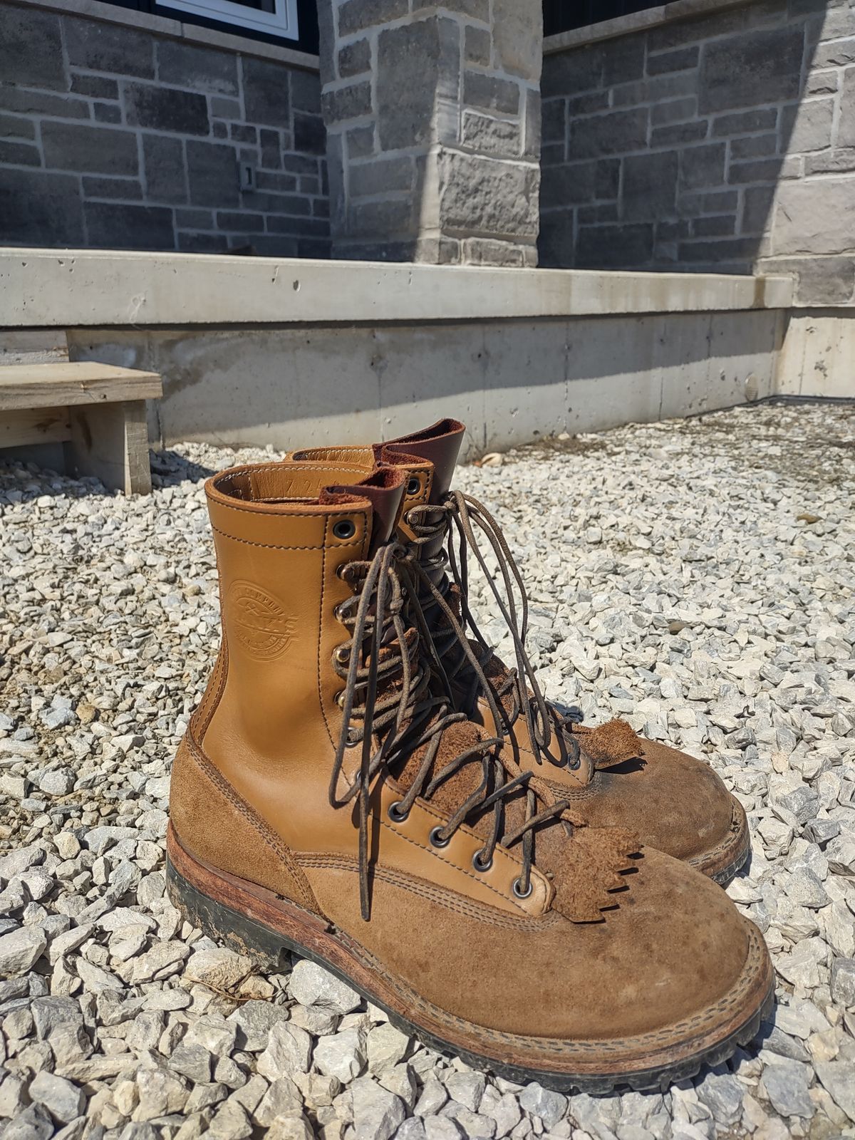 Photo by grwulff on April 8, 2026 of the Frank's Boots Ground Pounder in Seidel Tan Teton.