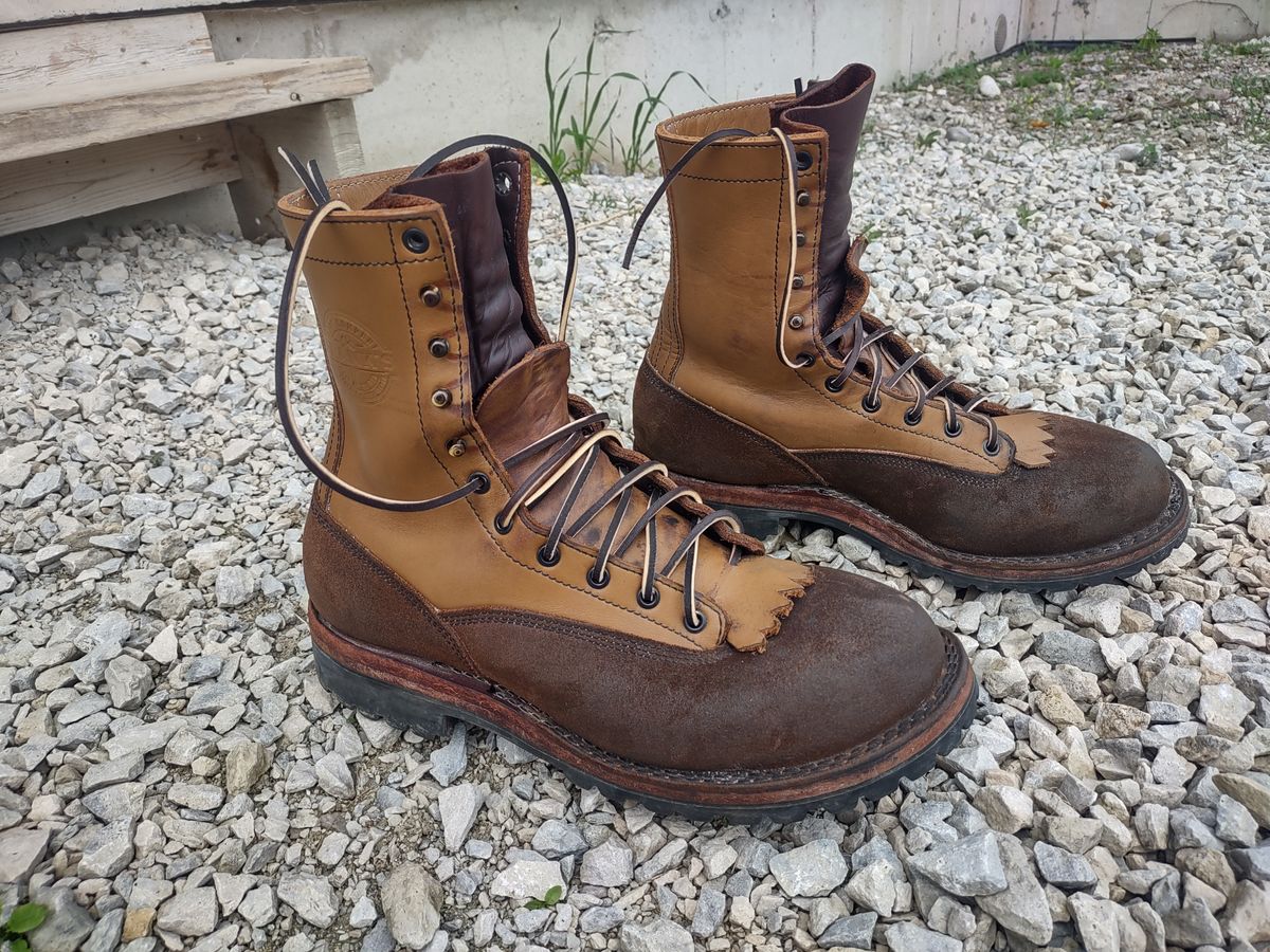 Photo by grwulff on June 14, 2026 of the Frank's Boots Ground Pounder in Seidel Tan Teton.