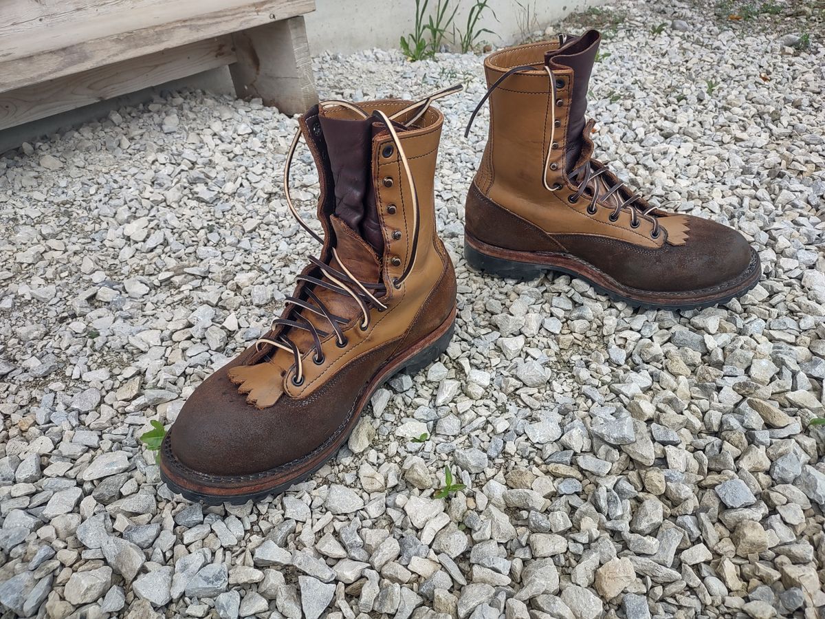 Photo by grwulff on June 14, 2026 of the Frank's Boots Ground Pounder in Seidel Tan Teton.