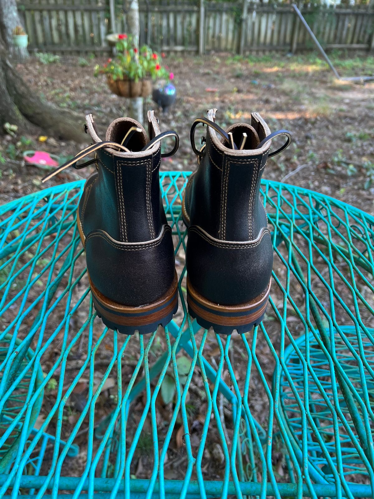 Photo by Saculj92 on October 1, 2023 of the Truman Service Boot in Horween Java Waxed Flesh.