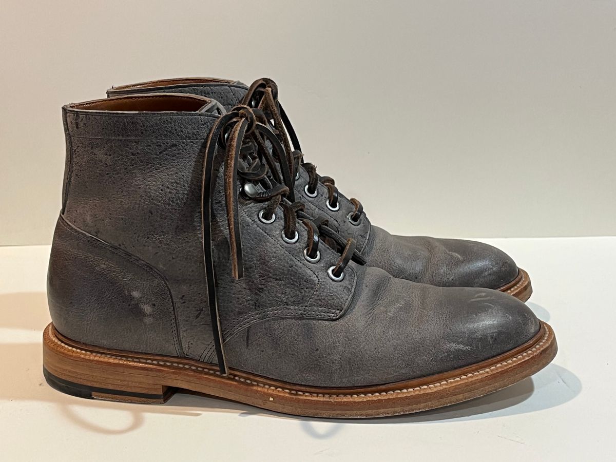 Photo by njpluta on November 4, 2023 of the Grant Stone Diesel Boot in C.F. Stead Storm Kudu.