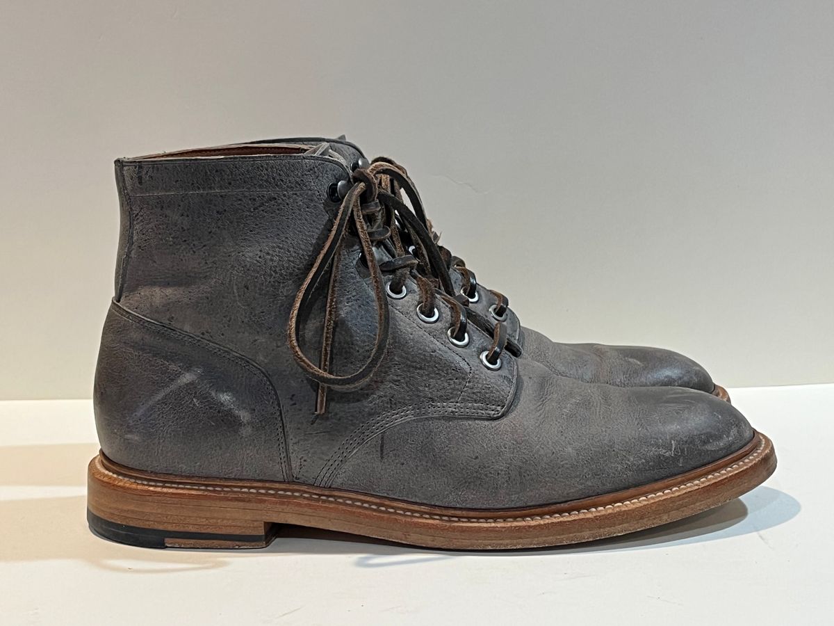 Photo by njpluta on December 2, 2023 of the Grant Stone Diesel Boot in C.F. Stead Storm Kudu.