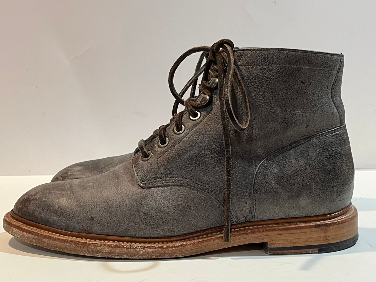 Photo by njpluta on January 1, 2024 of the Grant Stone Diesel Boot in C.F. Stead Storm Kudu.