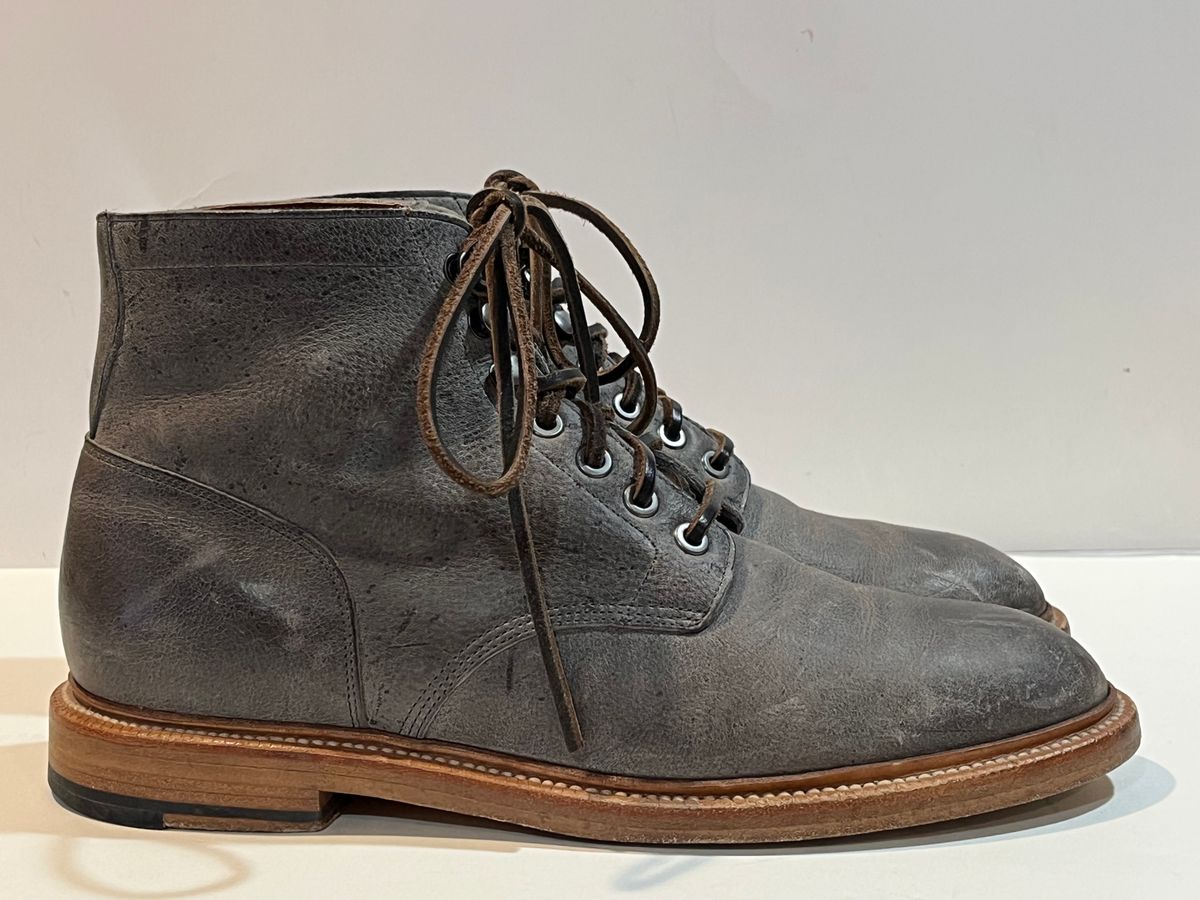 Photo by njpluta on January 1, 2024 of the Grant Stone Diesel Boot in C.F. Stead Storm Kudu.