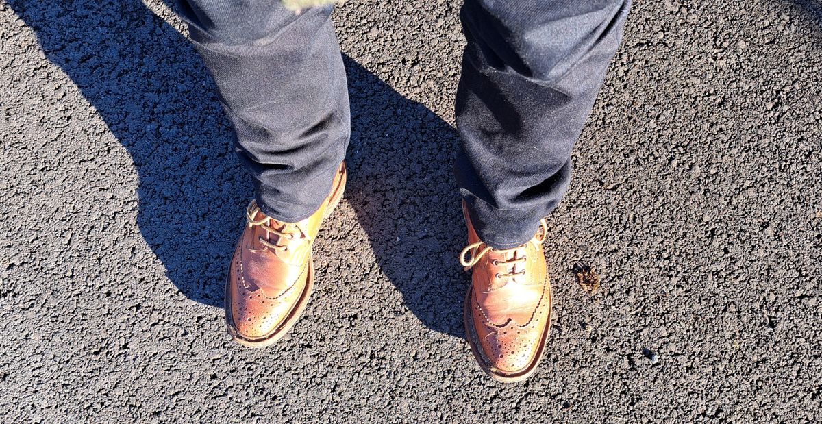 Photo by aun on January 2, 2023 of the Tricker's Stow Country Boot in Marron Calf.