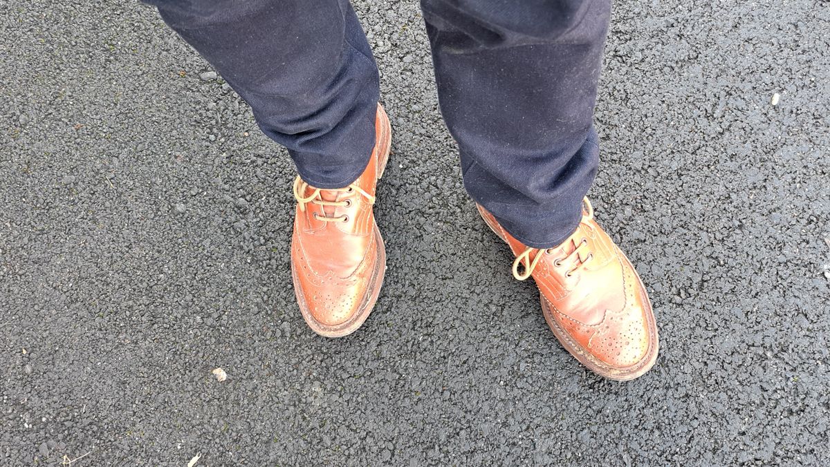 Photo by aun on January 2, 2023 of the Tricker's Stow Country Boot in Marron Calf.