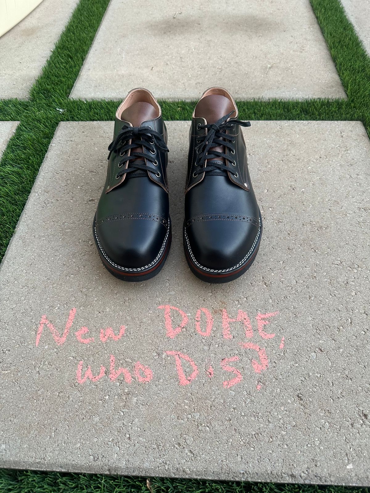 Photo by austinrylees on October 1, 2025 of the New River Boot Quade in Horween Horse Front Strips.