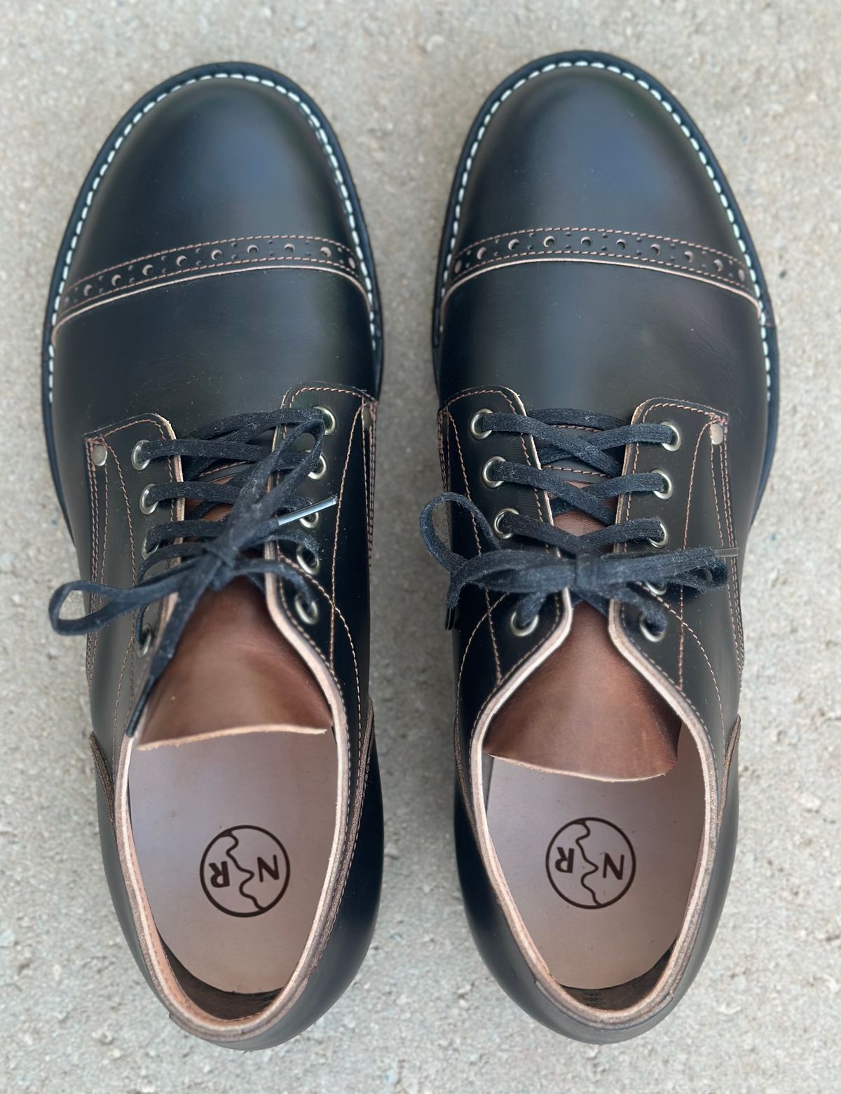 Photo by austinrylees on September 30, 2025 of the New River Boot Quade in Horween Horse Front Strips.