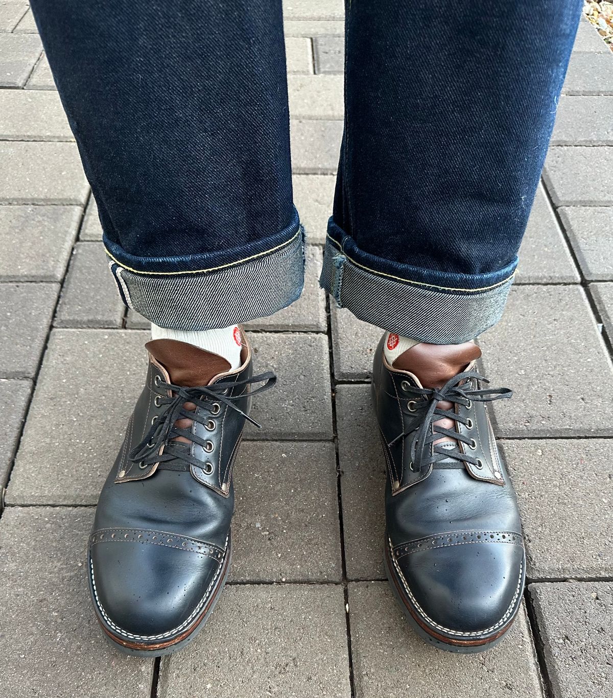 Photo by austinrylees on October 22, 2025 of the New River Boot Quade in Horween Horse Front Strips.