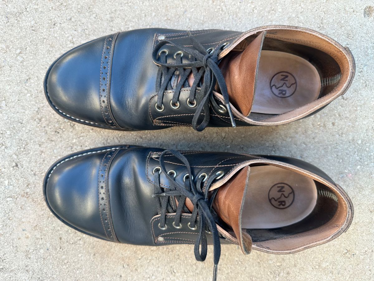 Photo by austinrylees on November 2, 2025 of the New River Boot Quade in Horween Horse Front Strips.