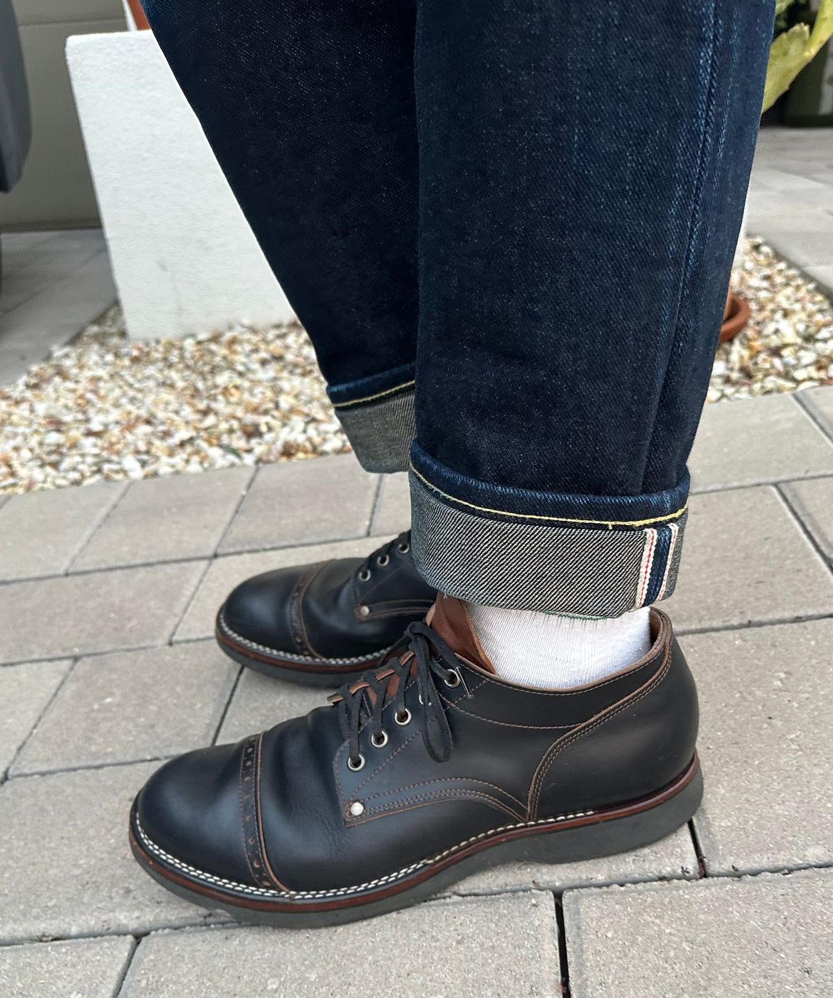 Photo by austinrylees on November 21, 2025 of the New River Boot Quade in Horween Horse Front Strips.