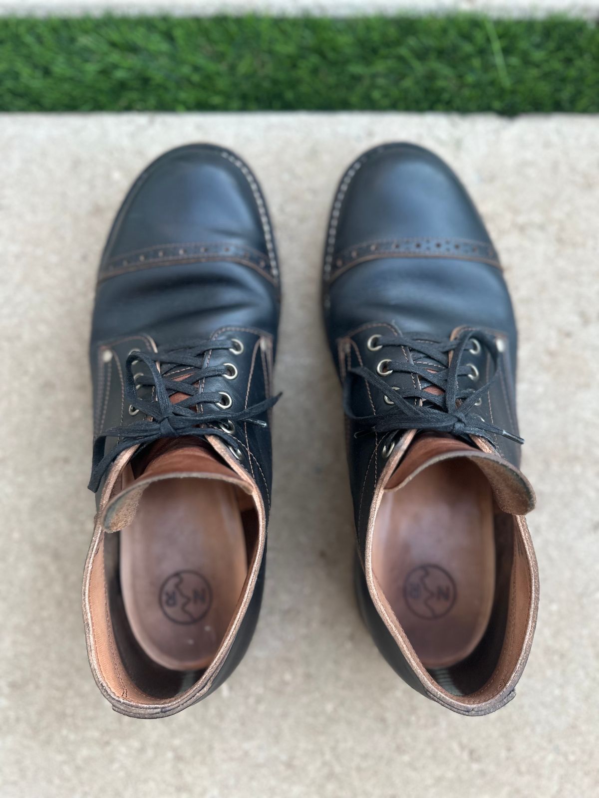 Photo by austinrylees on December 2, 2025 of the New River Boot Quade in Horween Horse Front Strips.