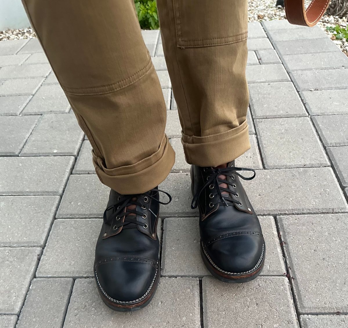 Photo by austinrylees on December 5, 2025 of the New River Boot Quade in Horween Horse Front Strips.