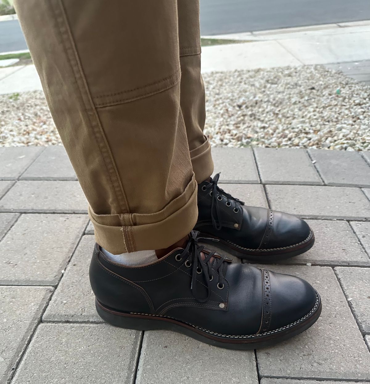 Photo by austinrylees on December 5, 2025 of the New River Boot Quade in Horween Horse Front Strips.