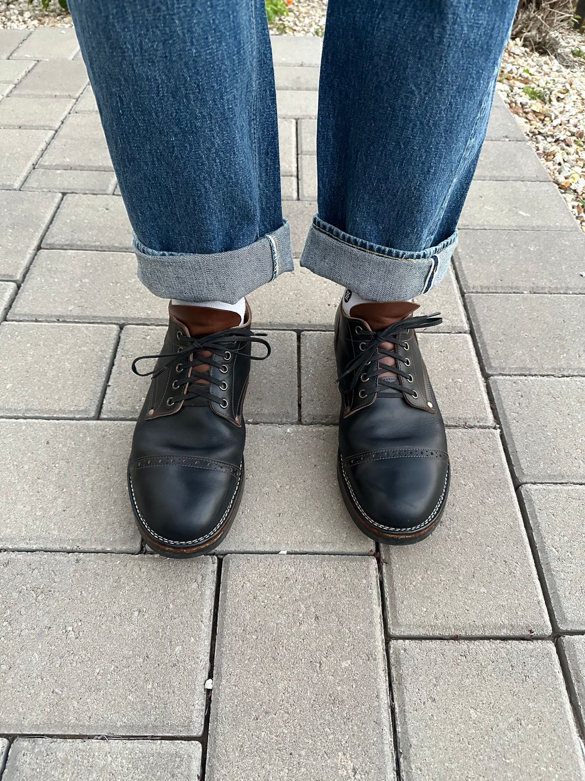 Photo by austinrylees on December 8, 2025 of the New River Boot Quade in Horween Horse Front Strips.