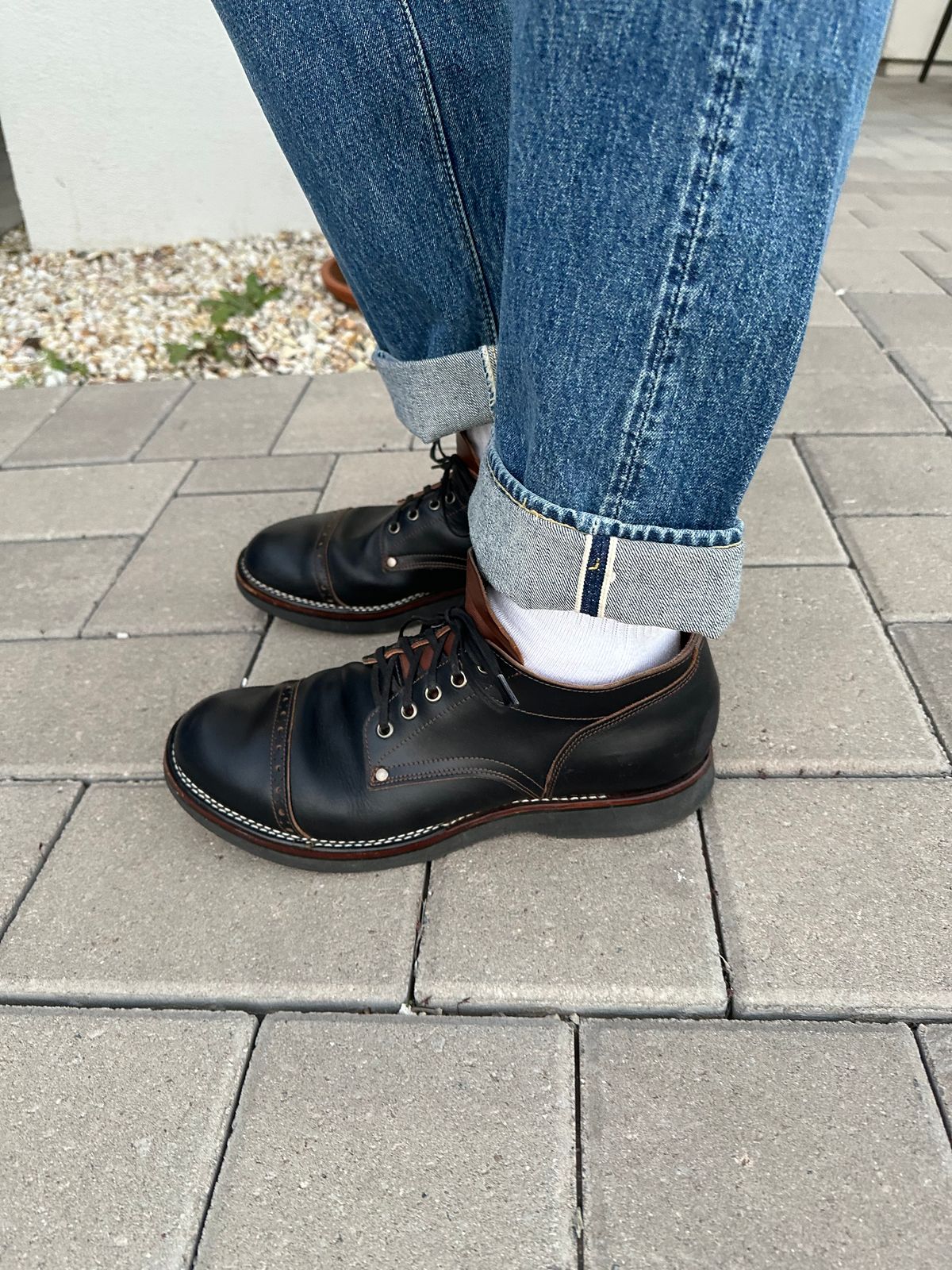 Photo by austinrylees on December 8, 2025 of the New River Boot Quade in Horween Horse Front Strips.